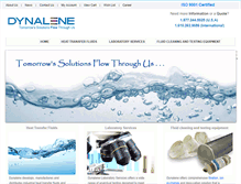 Tablet Screenshot of dynalene.com